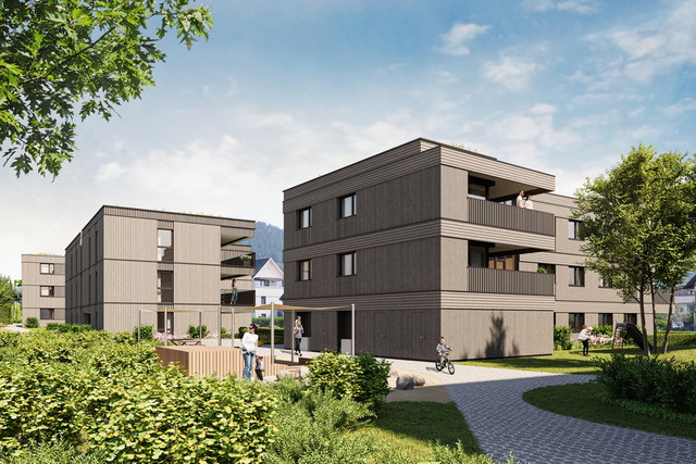 Seltene Gelegenheit: Penthouse mit 123 m² Süd-Terrasse in Wolfurt