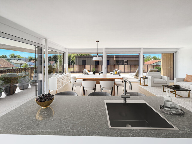 Seltene Gelegenheit: Penthouse mit 123 m² Süd-Terrasse in Wolfurt