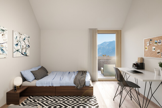 Spezielle Finanzierungsangebote für Grenzgänger: Maisonettenwohnung mit 3 Terrassen