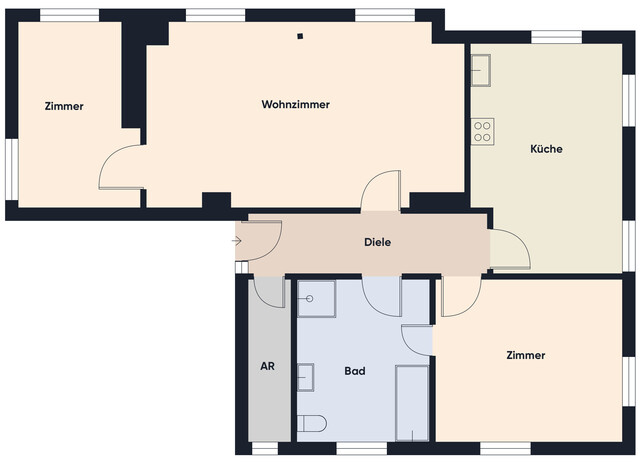 Große 3,5 Zimmer Wohnung im Zentrum von Lochau