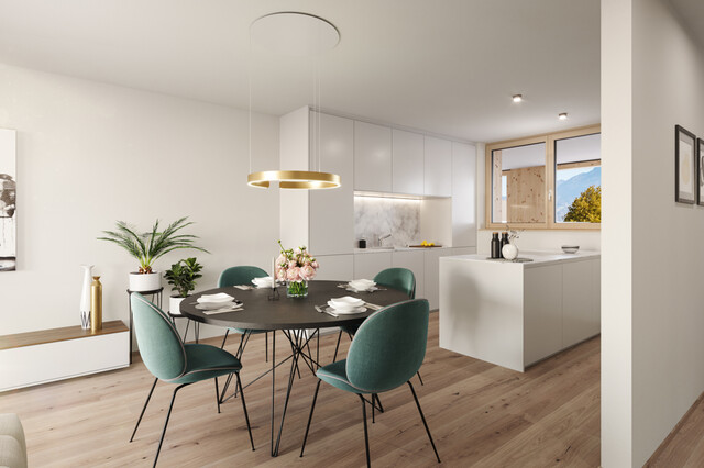 Spezielle Finanzierungsangebote für Grenzgänger: Maisonettenwohnung mit 3 Terrassen