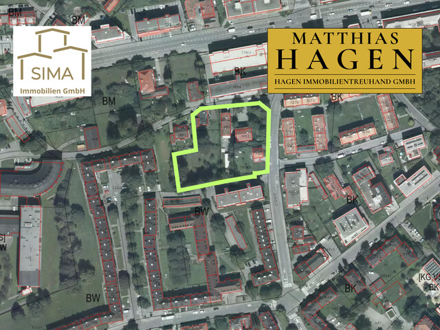 4.777 qm Grundstück mit Altbestand für großvolumiges Bauprojekt