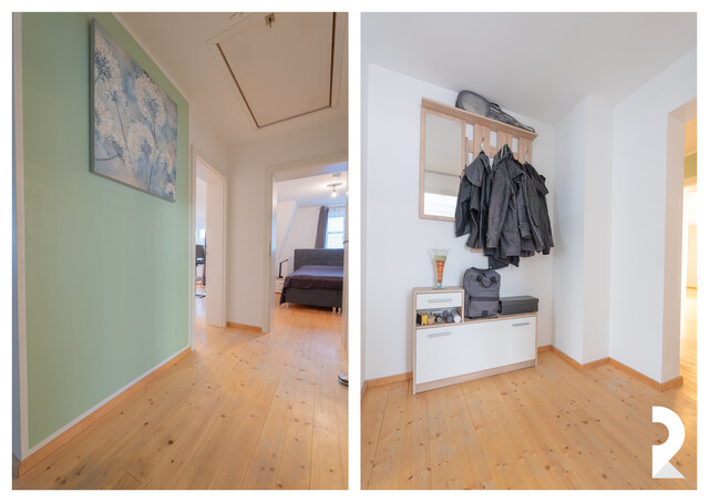 3,5-Zimmer-Dachgeschosswohnung mit großzügigem Dachboden im Herzen von Lustenau