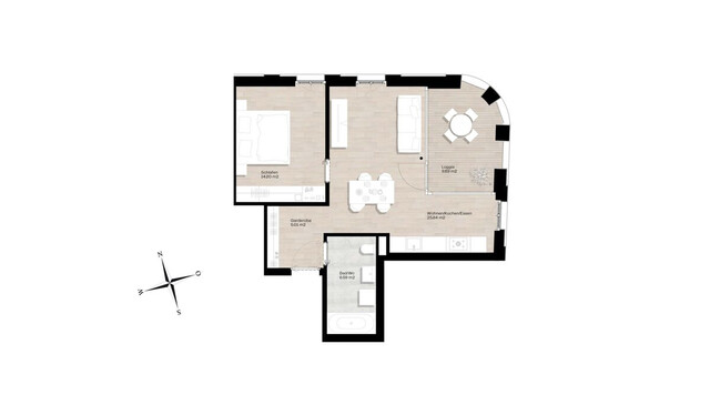 Erstbezug: 2-Zimmer-Neubauwohnung in Dornbirn