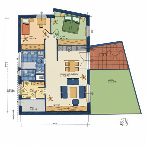 Charmante 3-Zimmer-Gartenwohnung in Rankweil zu vermieten!