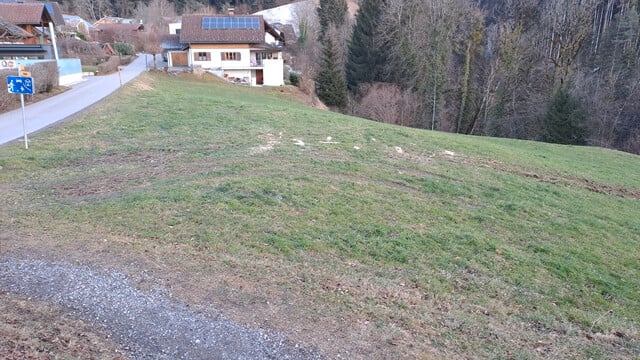 Baugrund in Batschuns - ruhig, sonnig, Freifläche Landwirtschaft angrenzend!!