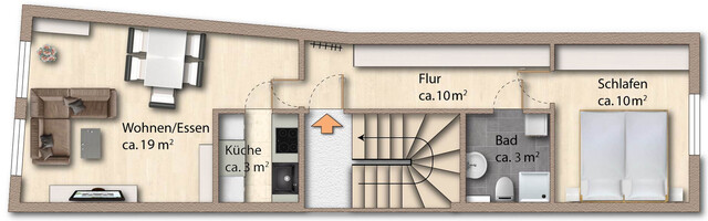 Altstadt-Charme trifft modernen Wohnkomfort: 2-Zimmerwohnungen mit historischem Flair