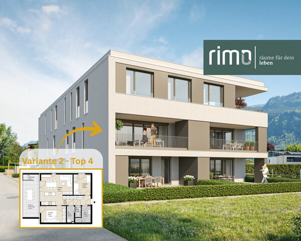 3-Zimmerwohnung mit Terrasse - Top 04 - V.2