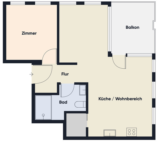 2 Zimmerwohnung in Schwarzach