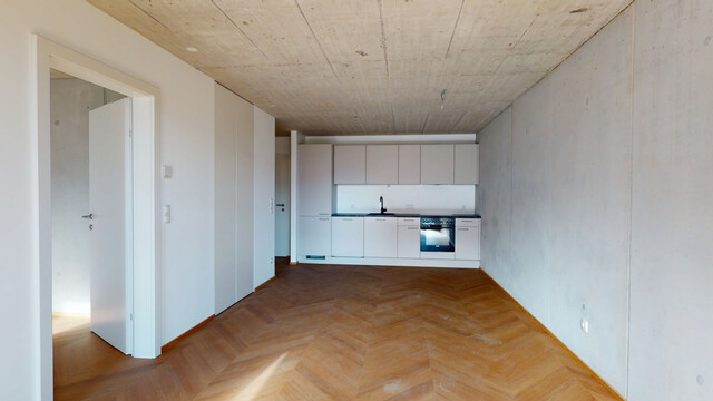 Moderne 2-Zimmer-Neubauwohnung mit Balkon in Hard