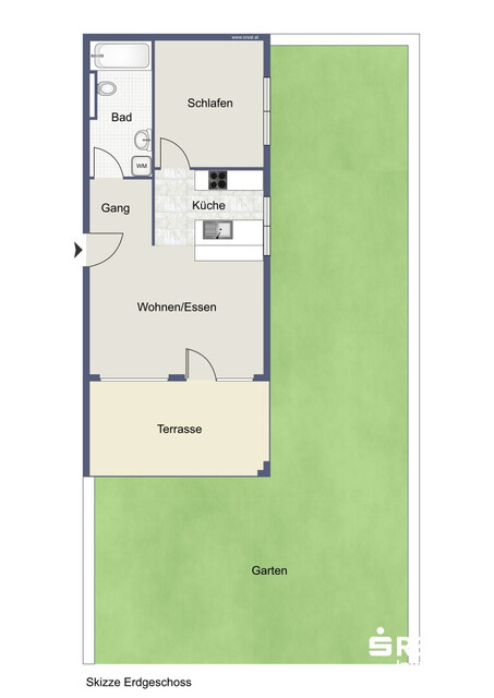Tolle 2-Zimmer Gartenwohnung in Lustenau