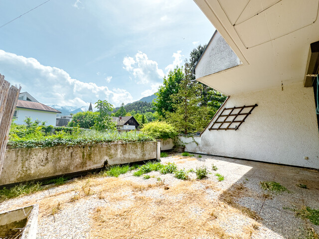 Sanierungsbedürftige 2 Zimmer Wohnung mit großzügiger Terrasse in Dornbirner Bestlage