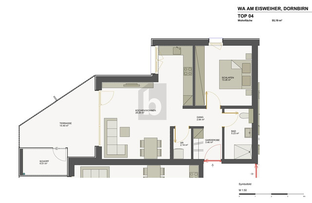 HOCHWERTIGE NEUBAU WOHNUNG IN ZENTRALER-RUHELAGE