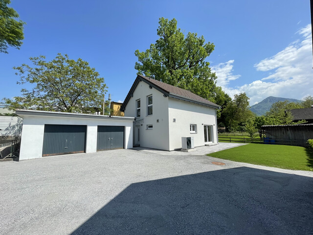 Neues Haus, Einfamilienhaus in Dornbirn mit Terrasse, 1x Garage, Garten und Dachboden zu vermieten