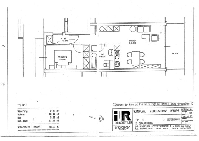 Bregenz - Wohnen in zentraler Lage - Charmante frisch renovierte 2-Zimmer-Wohnung mit grossem Balkon und Tiefgarage zu vermieten