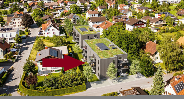 Top 10 Haus 1  |  Wunderbare 4-Zimmer-Eck-Terrassen-Whg. Marienstraße 10 + 10a in Gisingen zu verkaufen!