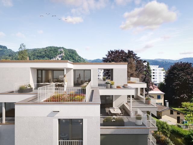 Wohnanlage Riedergasse in Bregenz - Wohnen zwischen Wellen und Wegen