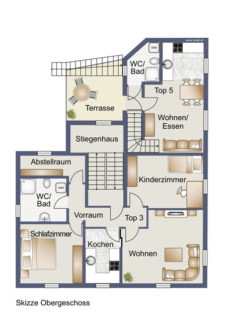 Mehrfamilienhaus mit 5 Wohnungen