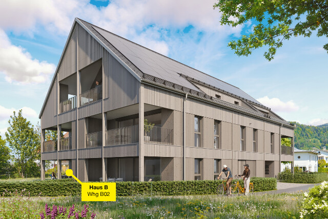 3-Zimmerwohnung mit Garten | B02