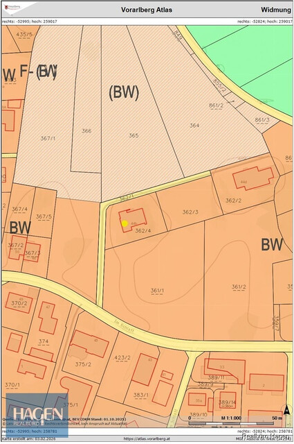 Grundstück mit Altbestand in begehrter Lage von Höchst