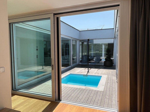 Exklusiver Designer-Bungalow mit Atrium, Wellnessbereich und hochwertiger Ausstattung in ruhiger Lage von Fußach - Privatverkauf – Provisionsfrei