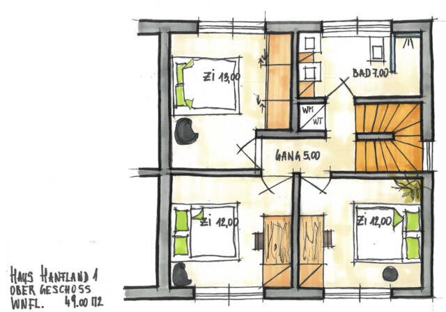 Architektenhaus voll möbliert in beliebter Wohnlage in Altach: Möglichkeit Büro und Wohnen zu kombinieren!