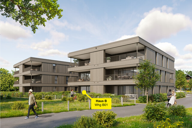 3-Zimmerwohnung mit Garten | B01