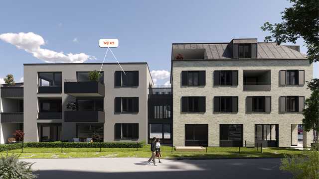 2 Zimmerwohnung 2. OG/DG in Rankweil, Top 09