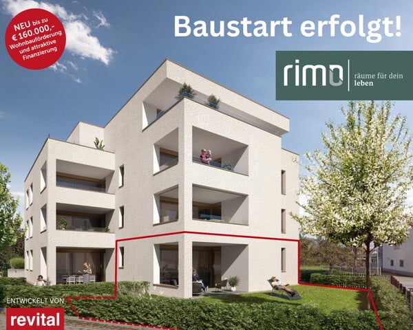 Wohnanlage "RS3" - Tolle 3-Zimmer-Gartenwohnung - Top 2 - PROVISIONSFREI!