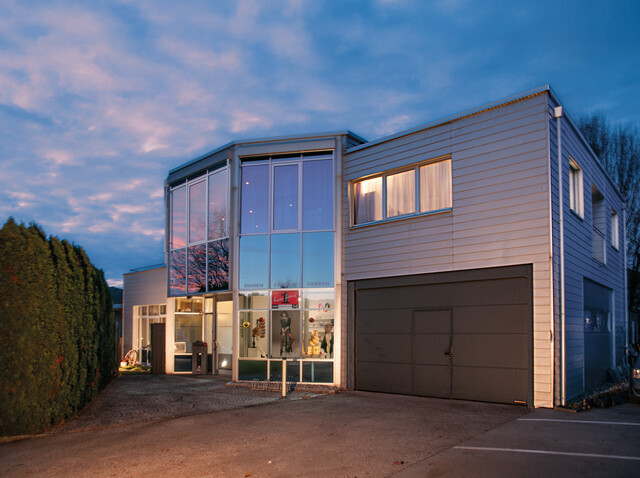 Arbeiten und Wohnen in einem Haus