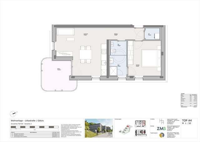 2-Zimmer-Terrassenwohnung in Götzis - Top A4