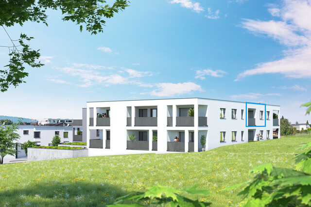 Neubau trifft Lebensqualität – 2-Zi-Wohnung mit Loggia