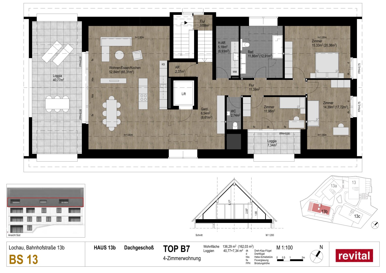 Dachgeschosswohnung mit Fernblick am Funkenweg - Ruhelage im Zentrum - Seenähe! - Top B7