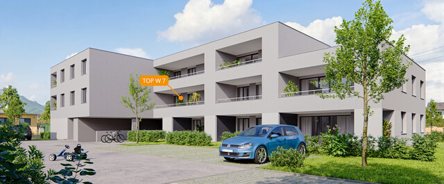 3-Zi-Terrassenwohnung TOP 7 in Rankweil-Brederis, Korngasse 5