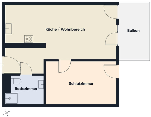 Neuwertige 2 - Zimmer Wohnung zwischen Natur und Bodensee – Ihr neues Zuhause