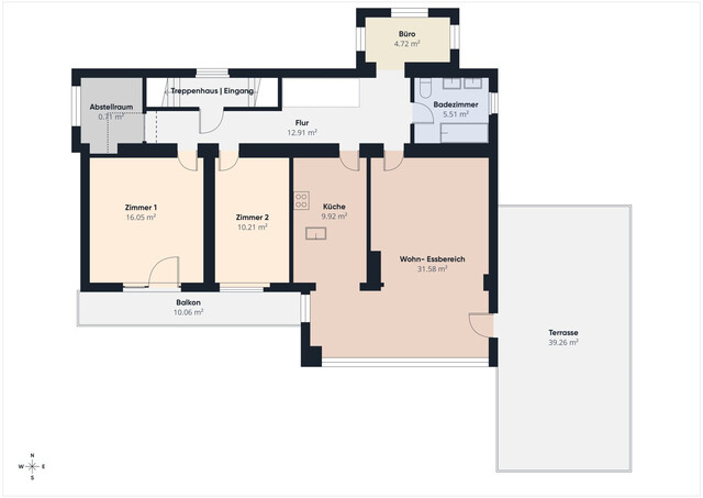 Hörbranz | Helle 3-Zimmer-Wohnung mit großzügiger Terrasse und Balkon