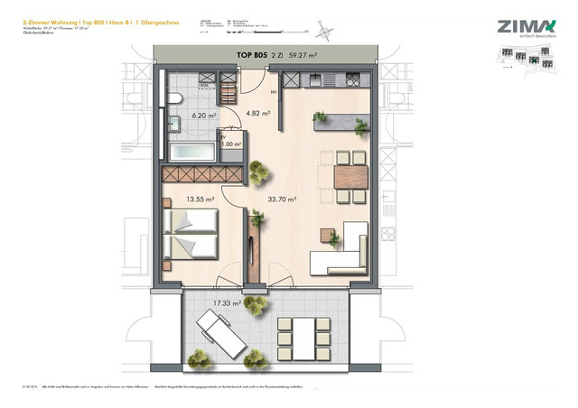 2-Zimmerwohnung in traumhafter Aussichtslage in Bludenz zu vermieten