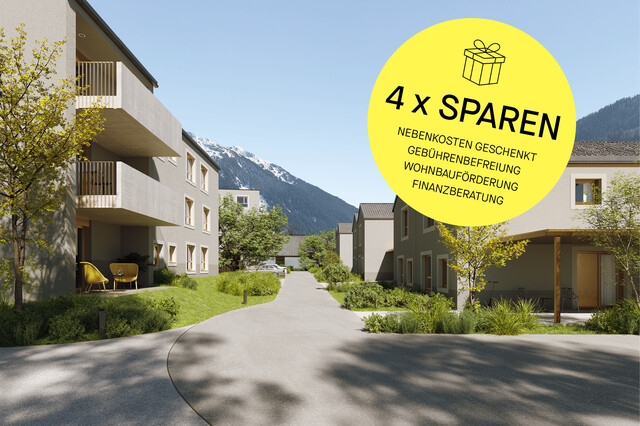 Attraktive 3-Zimmer Terrassenwohnung in Tschagguns