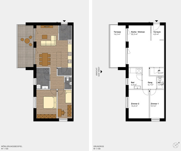 Attraktive 3-Zimmer Terrassenwohnung in Tschagguns