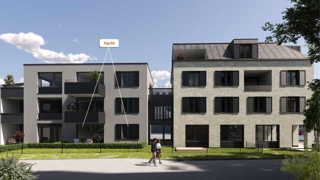 2 Zimmerwohnung EG m. Garten in Rankweil, Top 02