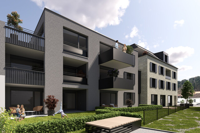 4 Zimmerwohnung m. Garten EG in Rankweil, Top 01