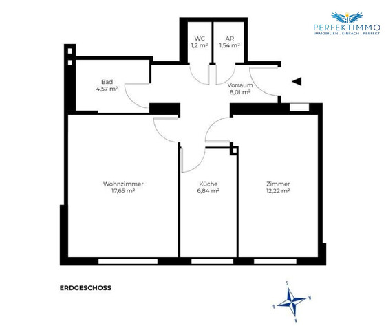 Ruhige 2-Zimmer-Wohnung – WG-tauglich – Nähe U-Bahn & Schönbrunn | 52 m² | 1140 Wien