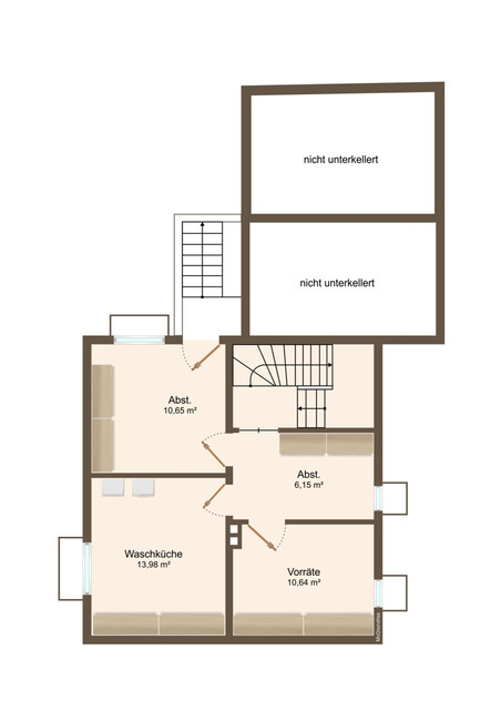 Großes Haus auf der Sonnenseite