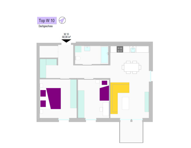 rasch verfügbar: stylische 3-ZI-Dachgeschosswohnung!