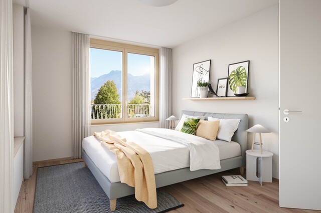 Perfekte Familienwohnung mit schöner Aussicht