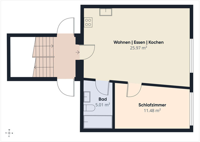 Ferienwidmung |  2-Zimmer-Wohnung im Zentrum von Bezau