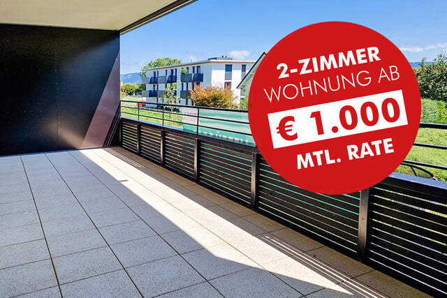 Mit Wohnbauförderung: 2-Zimmer Terrassenwohnung (Bezugsbereit)