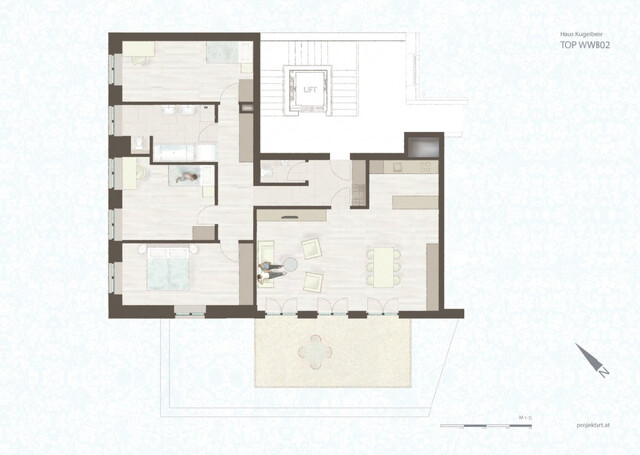 Direkte Seelage: Hochwertige 4-Zimmerwohnung, Traum-Seeblick in Lochau zum mieten!