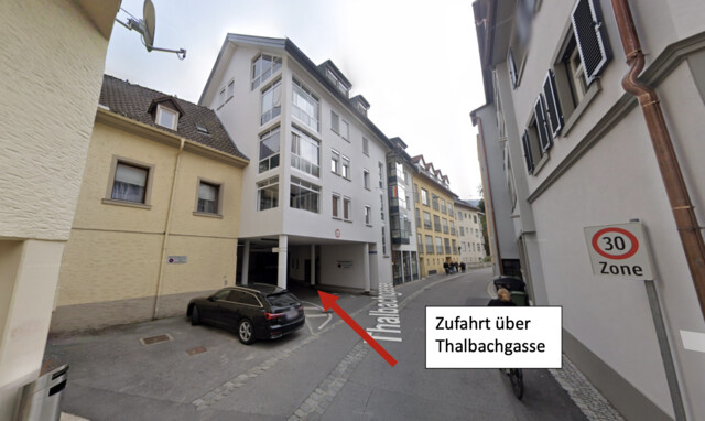 Zentraler TG-Stellplatz in Bregenz 