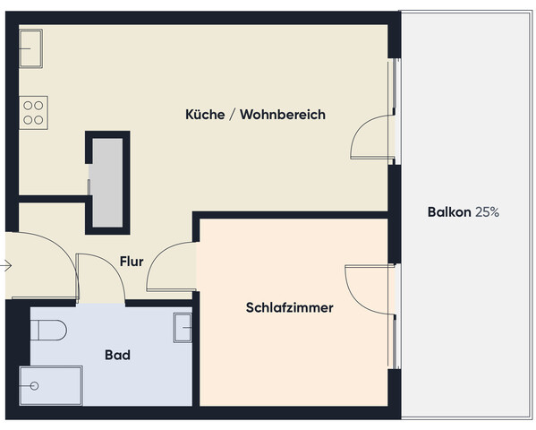 Bregenzerwälder Flair - Heimelige 2-Zimmerwohnung in Krumbach!